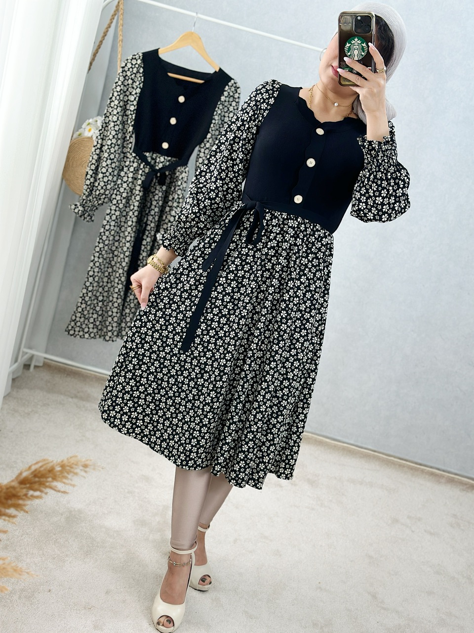 پیراهن بهاره گلی