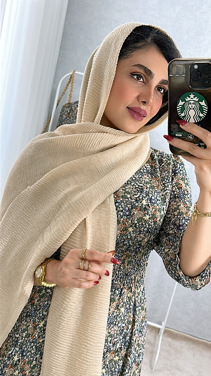 شال تینو کرم خوشرنگ
