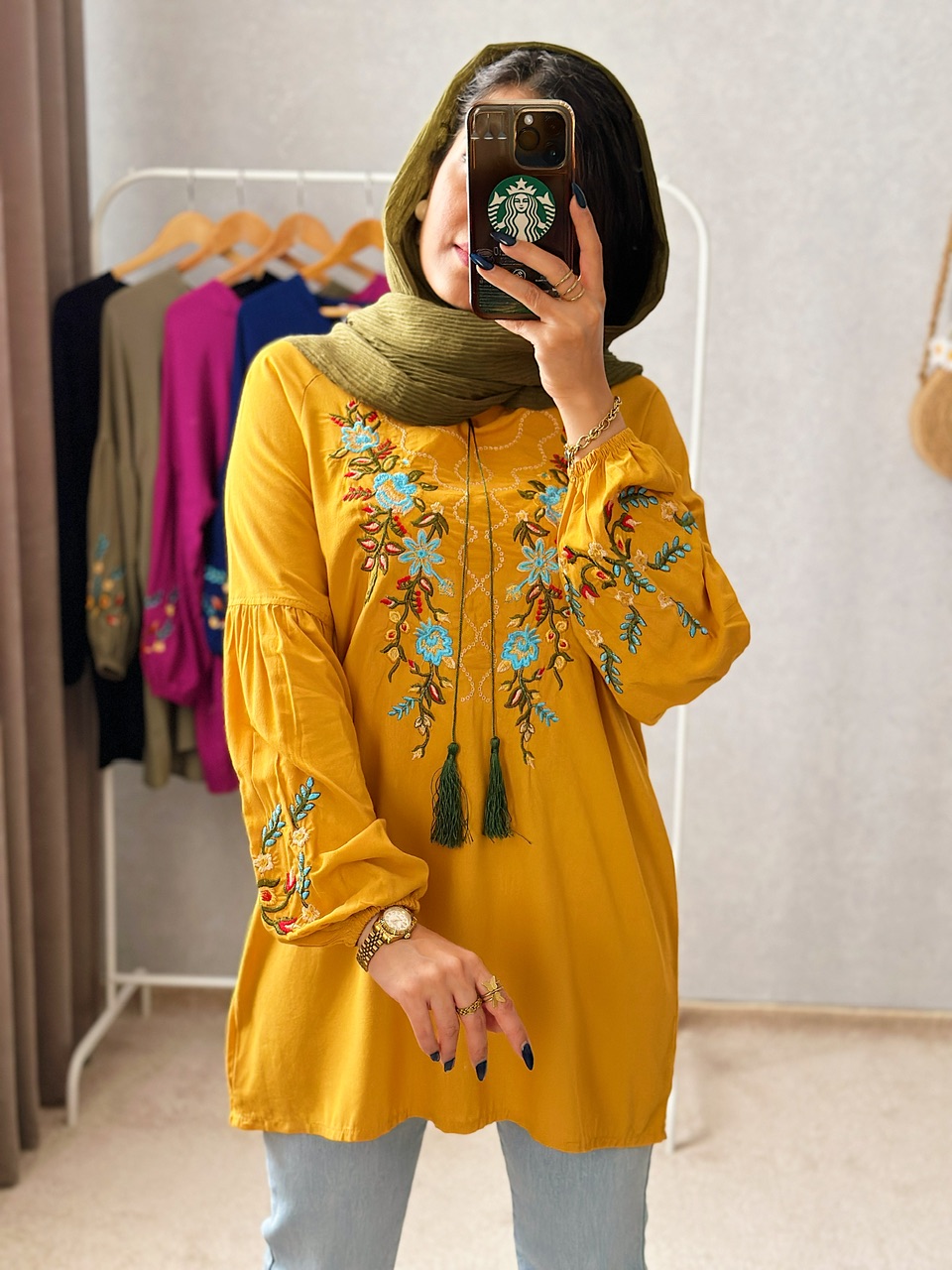 تونیک گلدوزی ویکتوریا