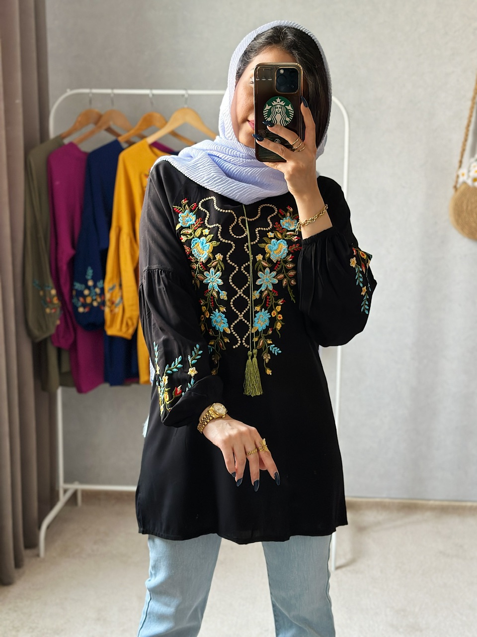 تونیک گلدوزی ویکتوریا
