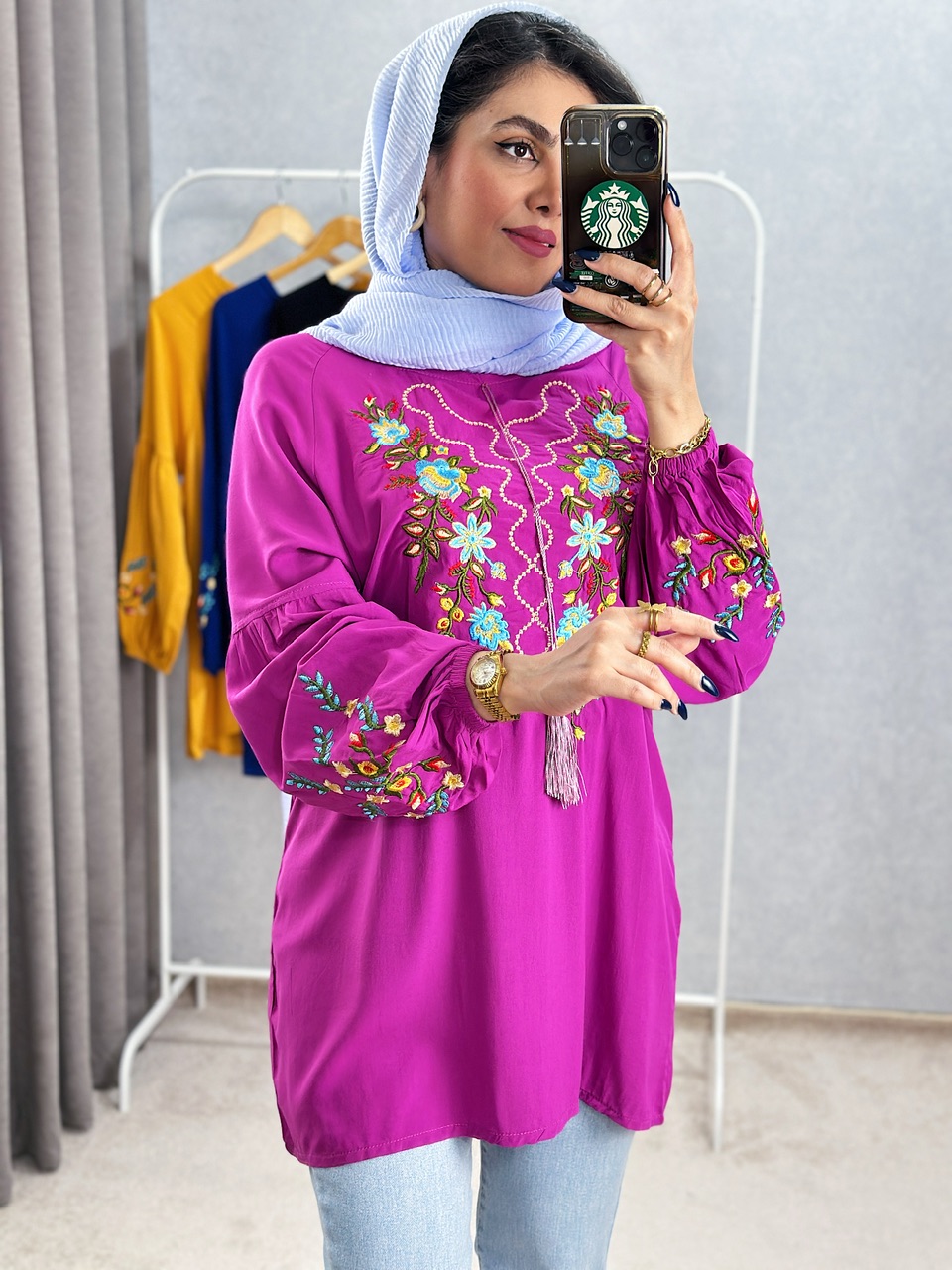 تونیک گلدوزی ویکتوریا