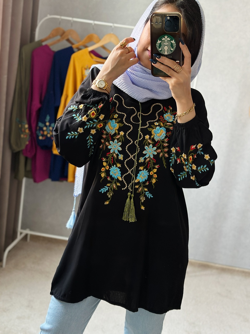 تونیک گلدوزی ویکتوریا