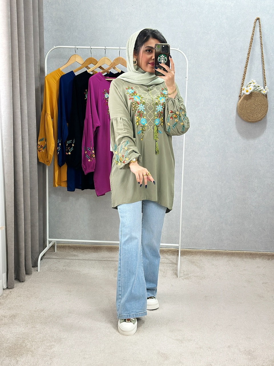 تونیک گلدوزی ویکتوریا