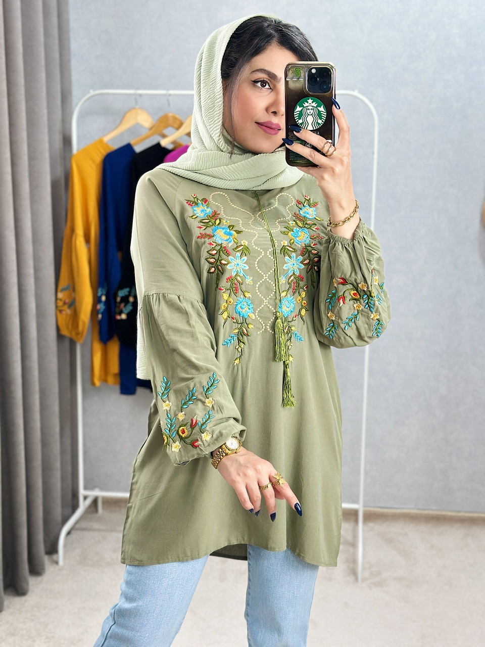 تونیک گلدوزی ویکتوریا