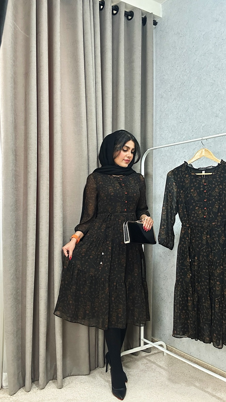 پیراهن حریر میلا