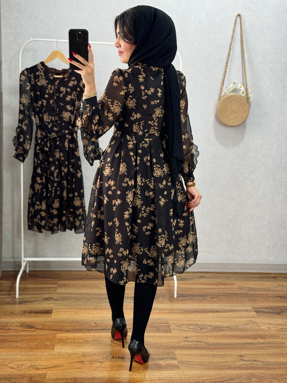 پیراهن حریر وینا