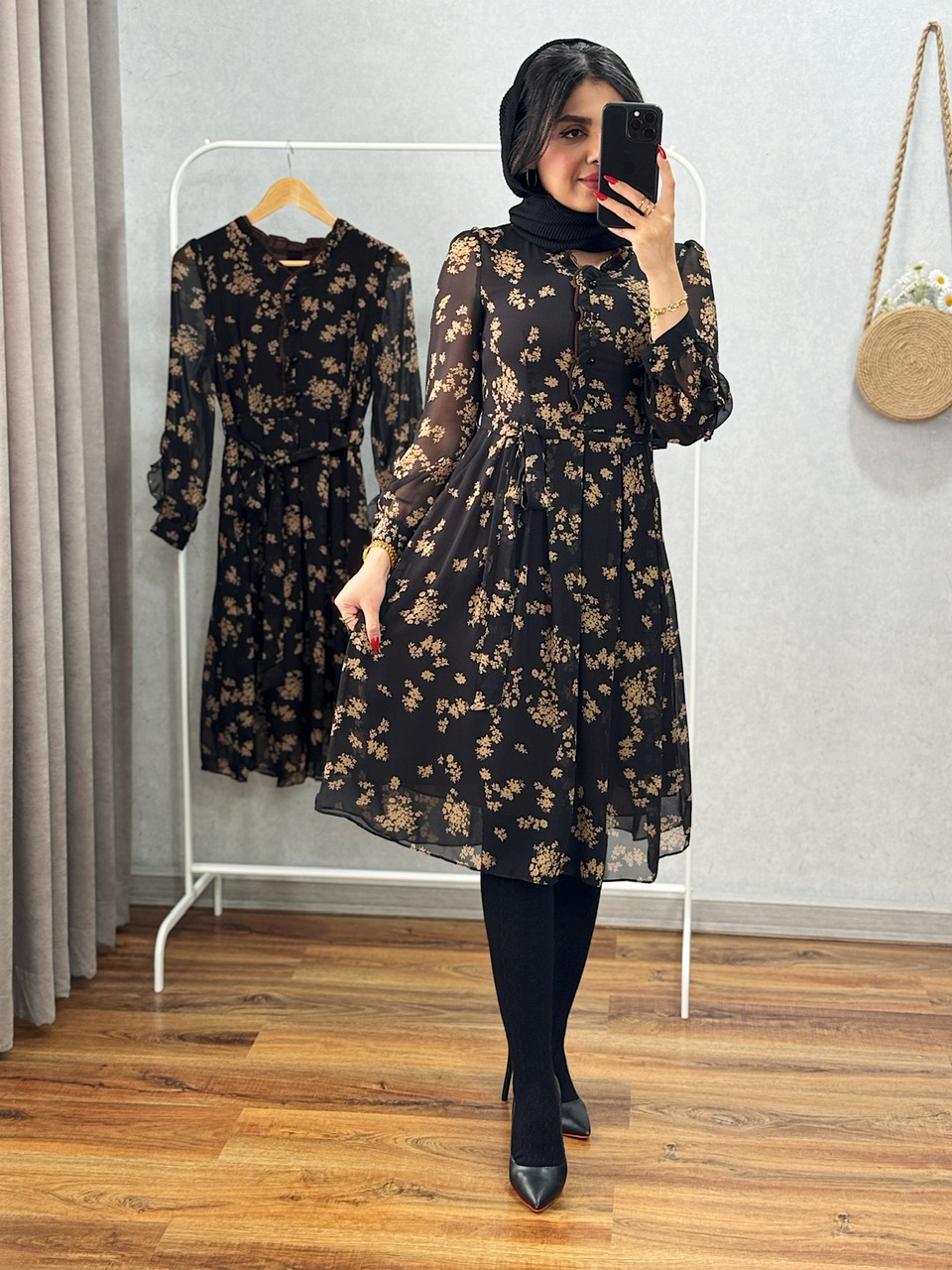 پیراهن حریر وینا