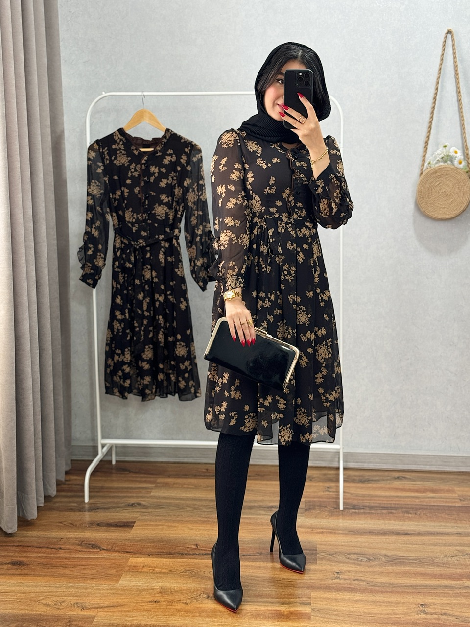 پیراهن حریر وینا