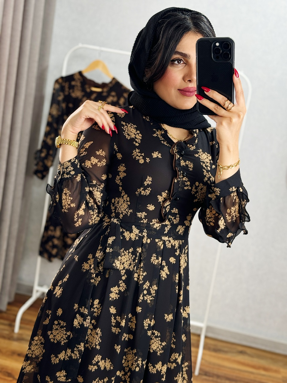 پیراهن حریر وینا