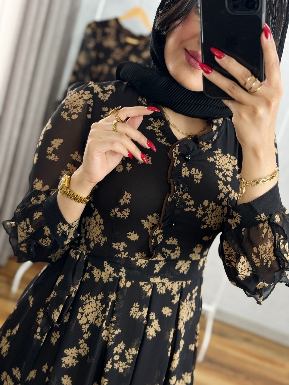 پیراهن حریر وینا