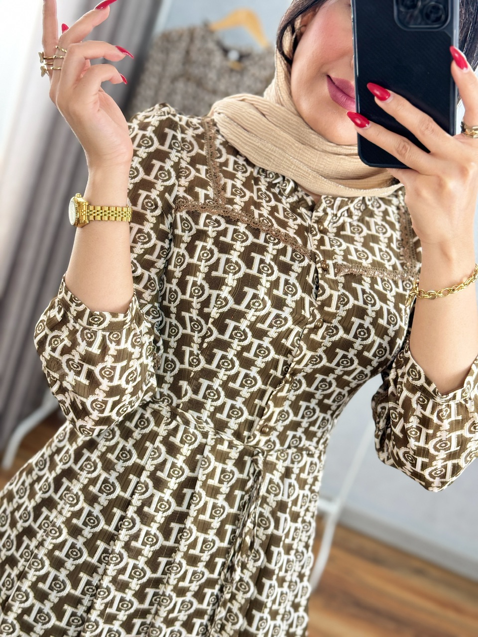 پیراهن حریر ناتالی