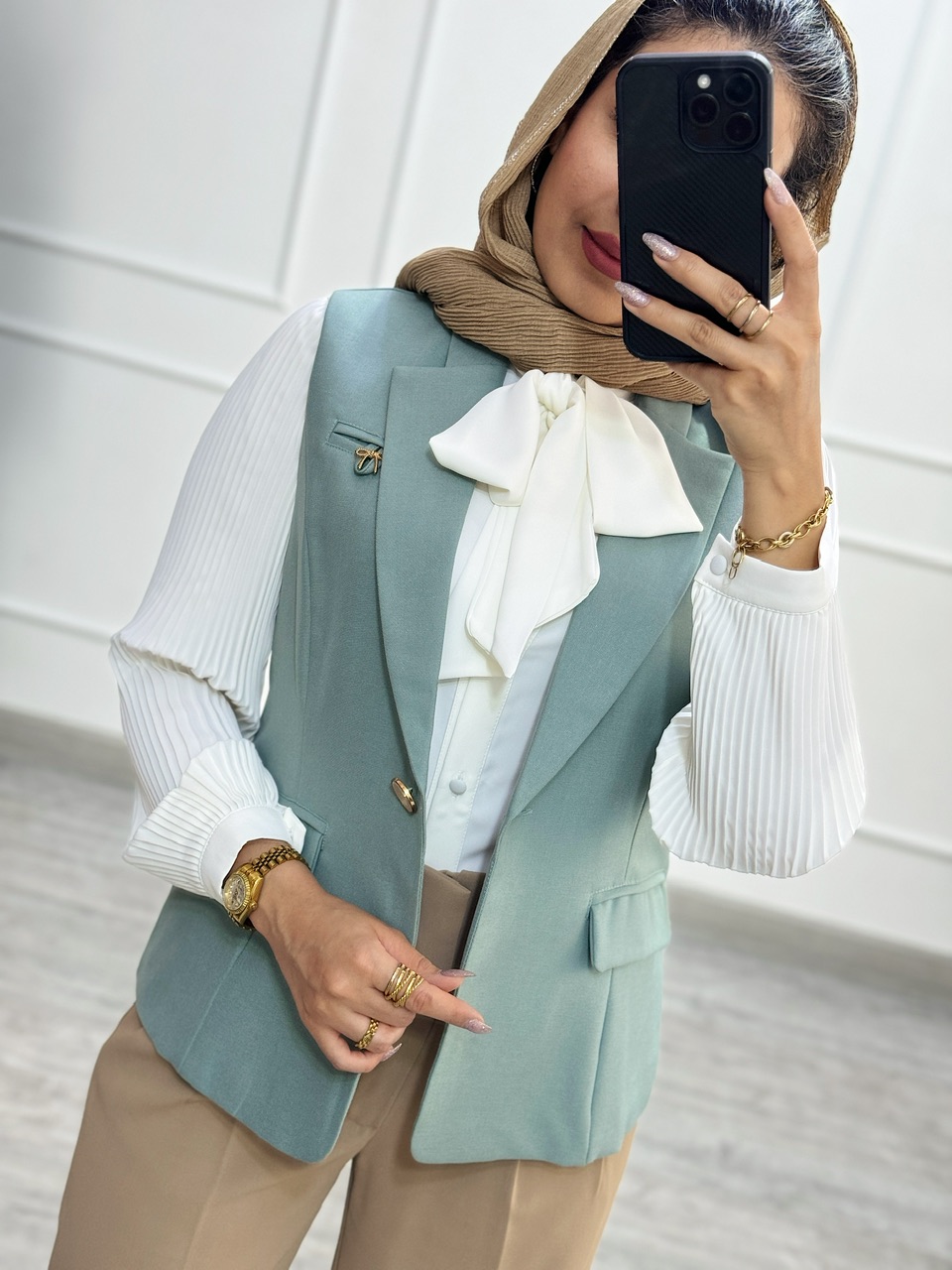 شومیز نیکول کراواتی