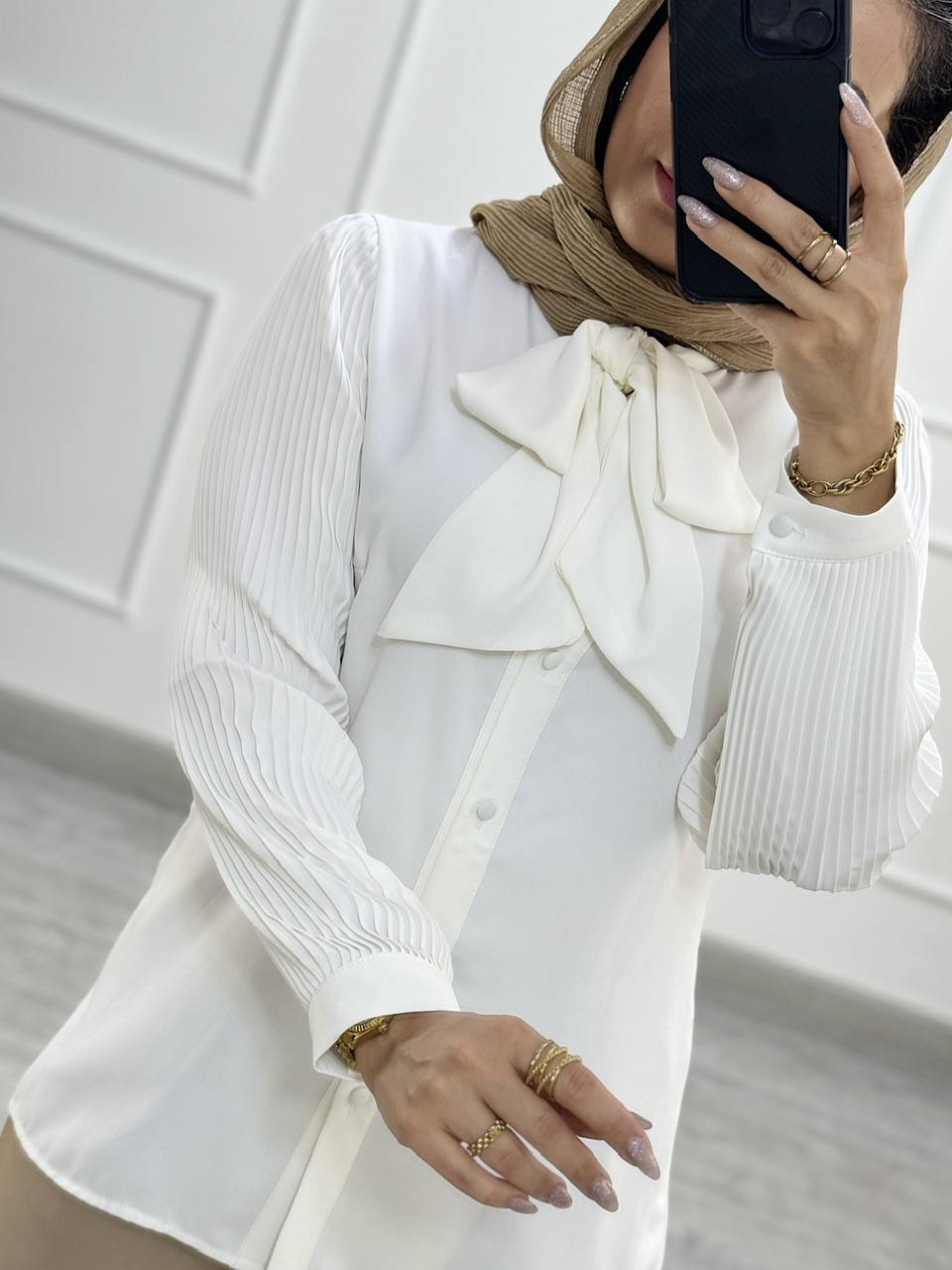 شومیز نیکول کراواتی