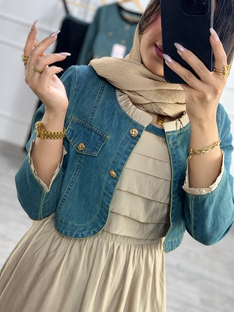 ست پیراهن و کت ایلنا