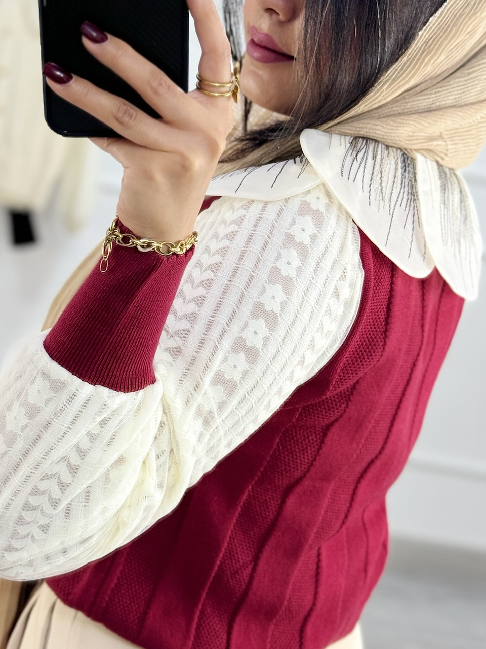 ژاکت بافت خزان