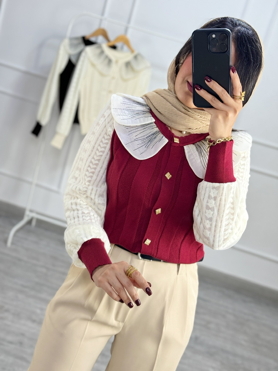 ژاکت بافت خزان