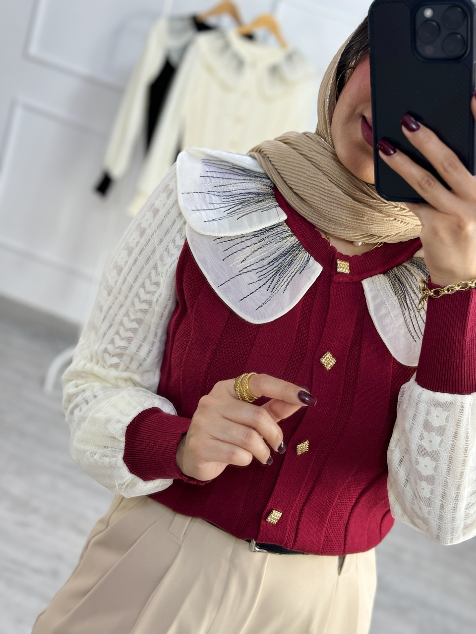 ژاکت بافت خزان