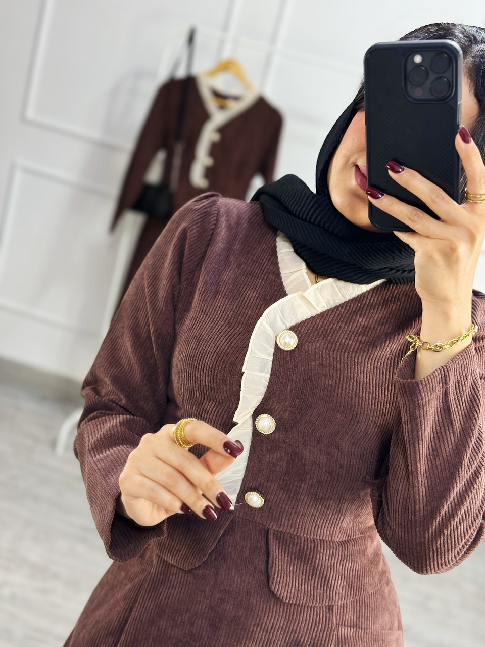 پیراهن مانتویی پالیز