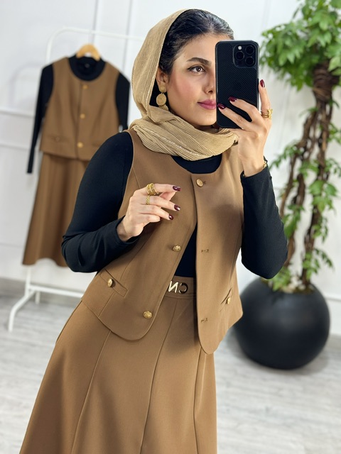 پیراهن دو تیکه دلوان