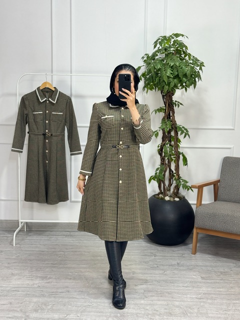 پیراهن مانتویی امیلیا