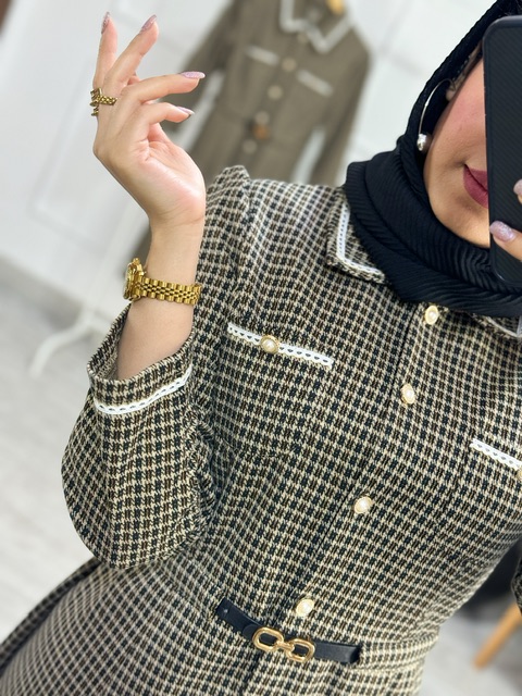 پیراهن مانتویی امیلیا