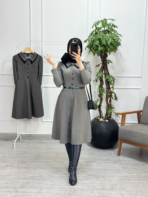 پیراهن مانتویی ویکتور