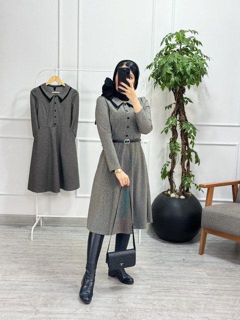 پیراهن مانتویی ویکتور