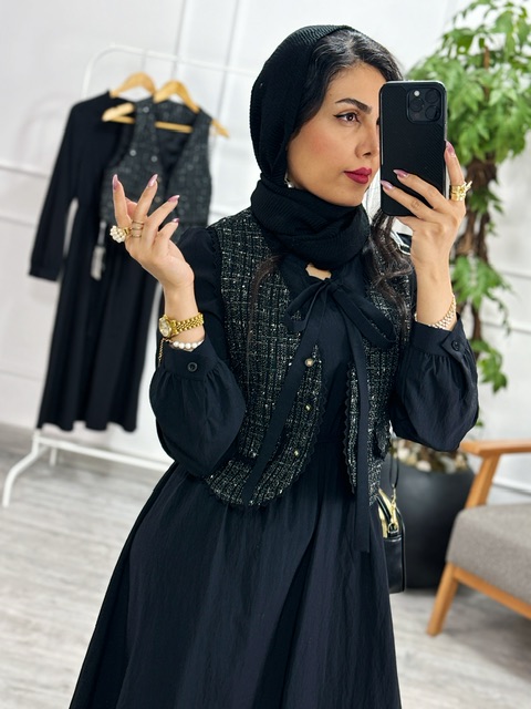 پیراهن و ژیله پولکی هلسا