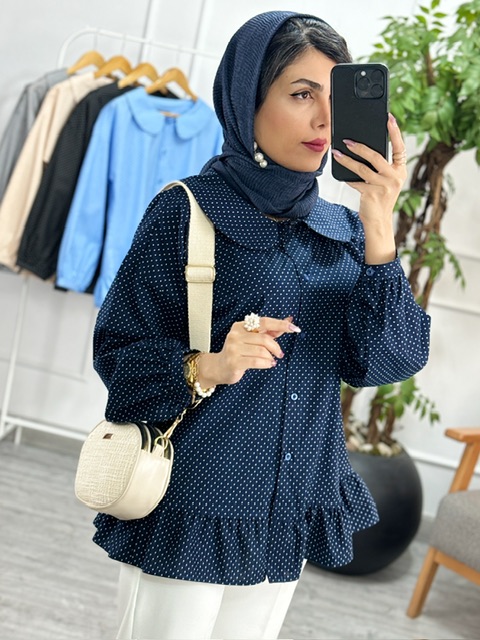 شومیز چین دار