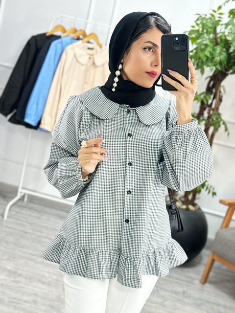 شومیز چین دار