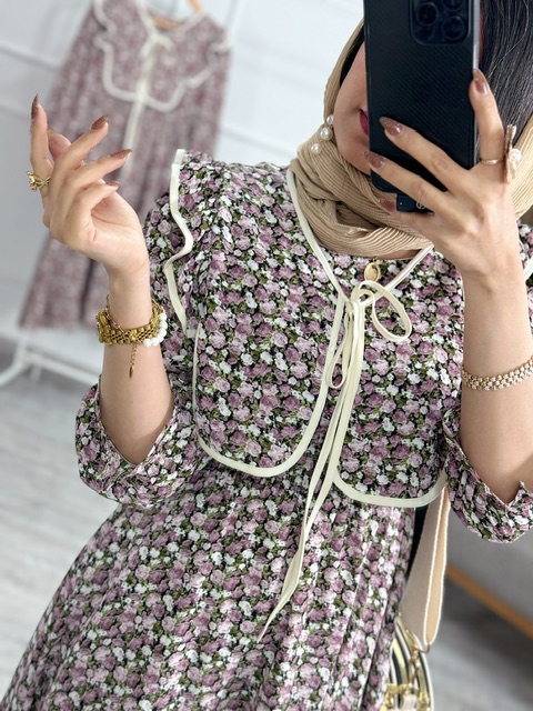 پیراهن گلگلی دینا