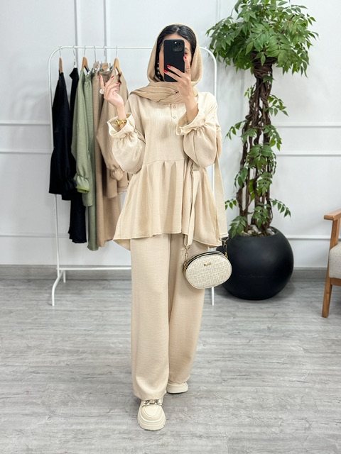 شومیز شلوار چین دار