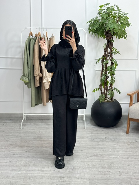 شومیز شلوار چین دار
