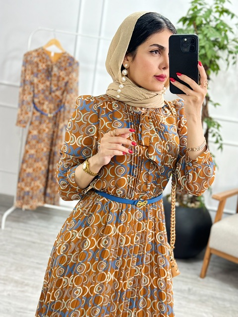 پیراهن حریر رکسانا